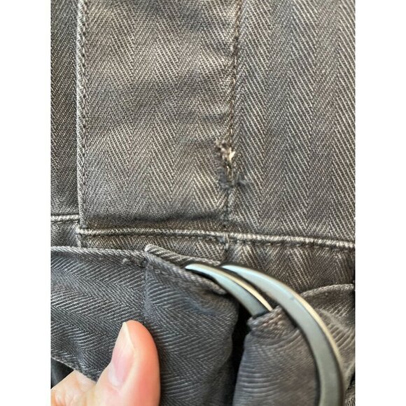 AG Adriano Goldschmied Ryleigh Utility Denim Jumpsuit Sulfur Black SM NWT $298 - Picture 10 of 13